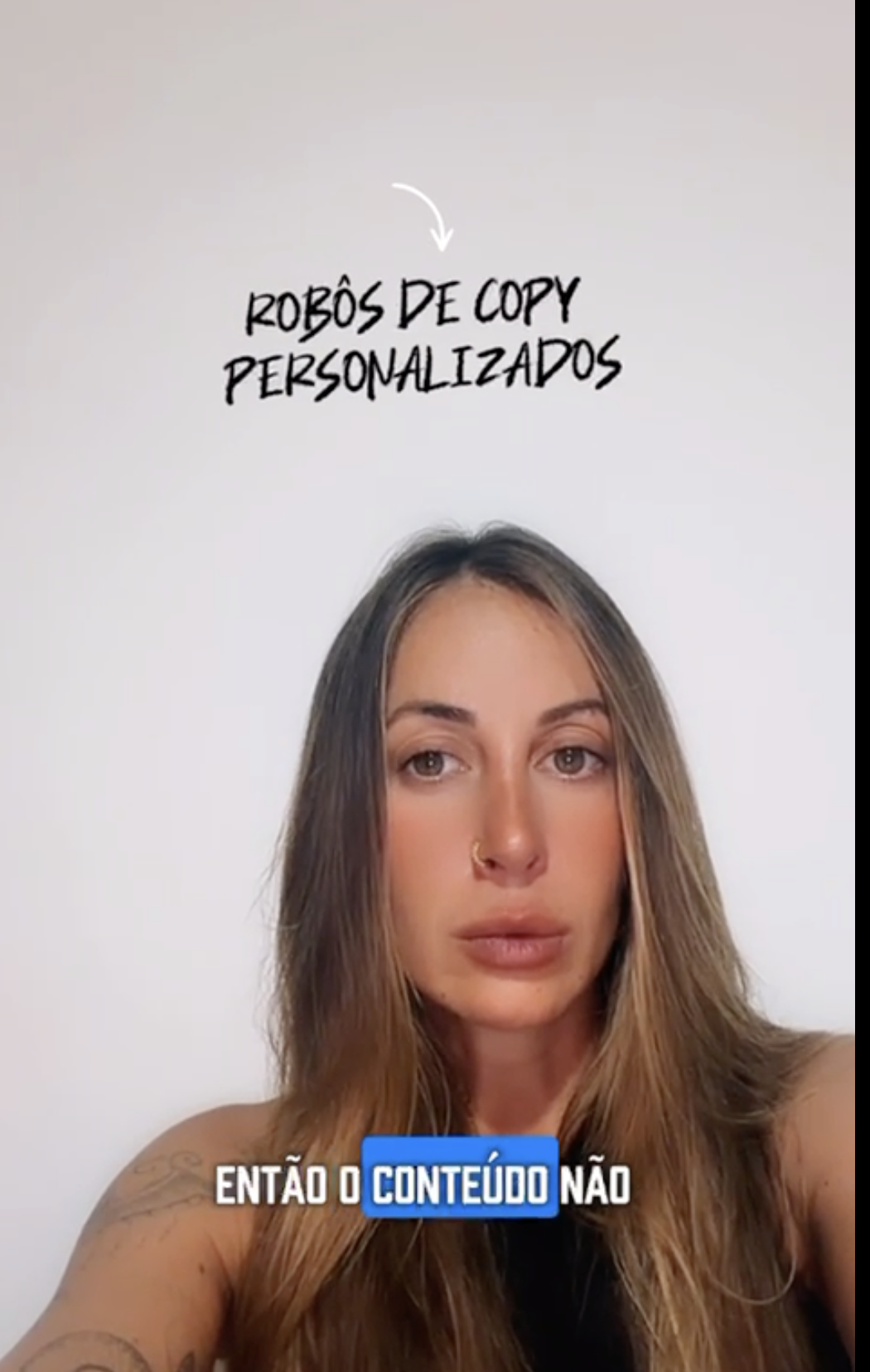 Capa do depoimento de Daniella